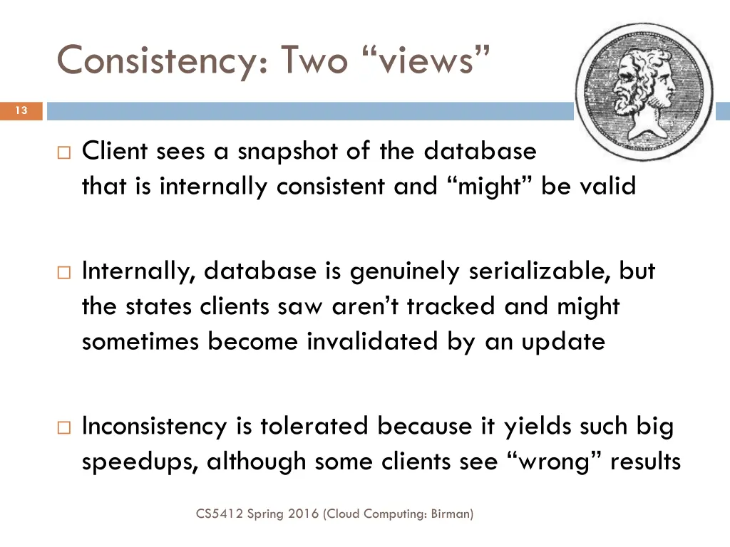 consistency two views