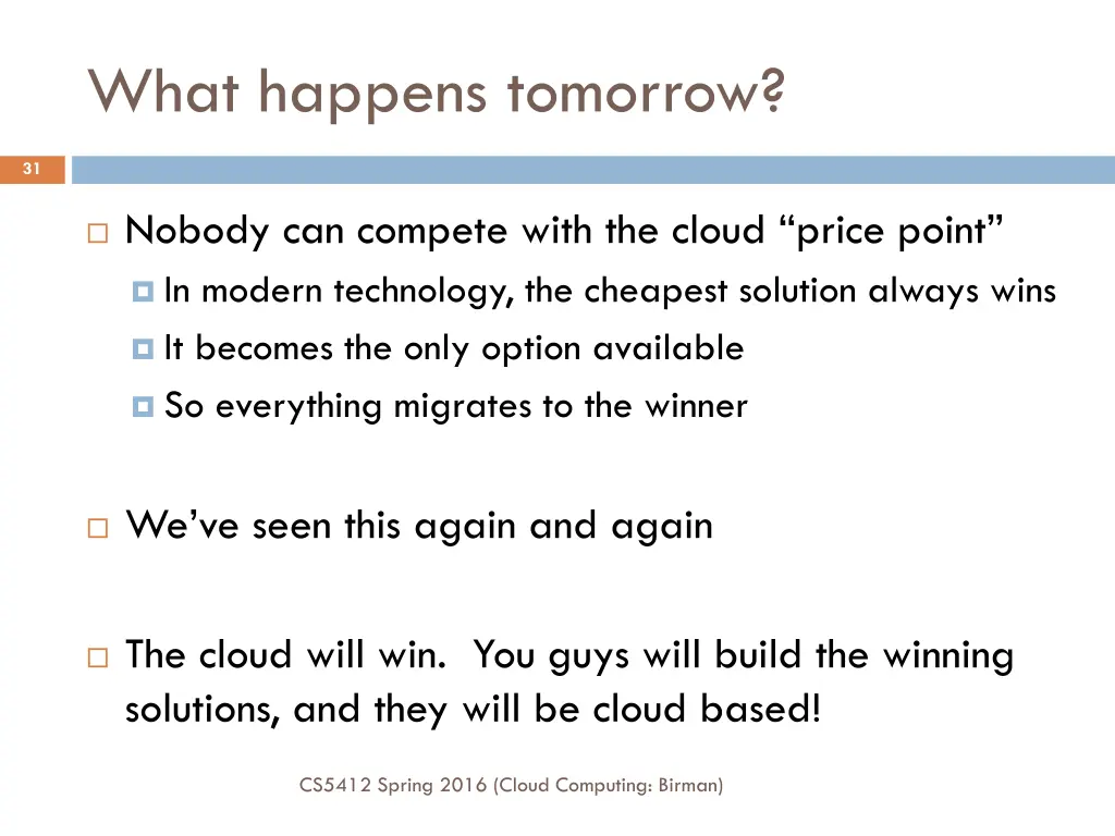 what happens tomorrow