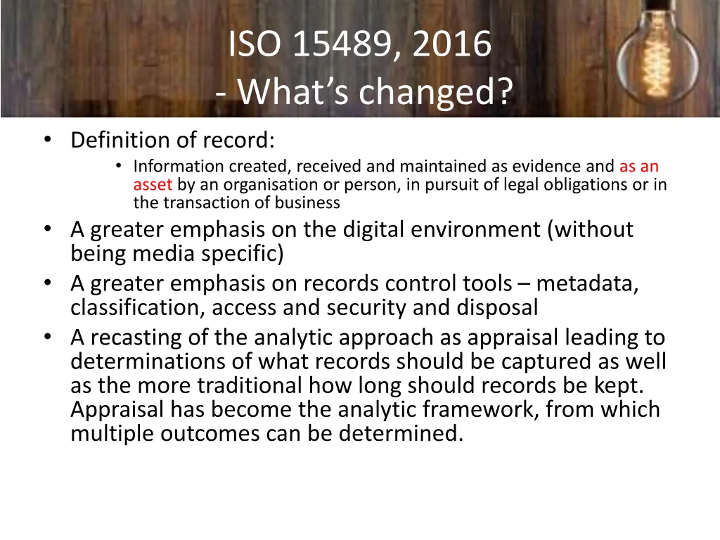 iso 15489 2016 what s changed