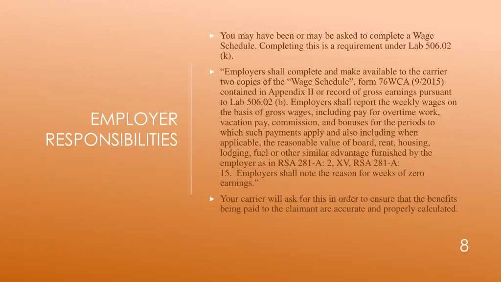 you may have been or may be asked to complete