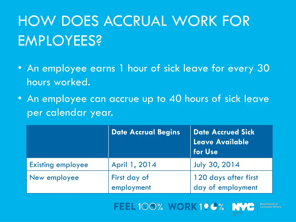 how does accrual work for employees