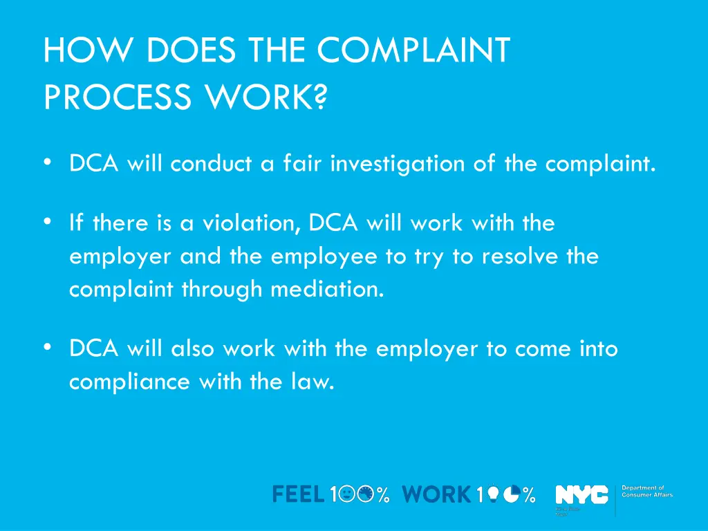how does the complaint process work 1