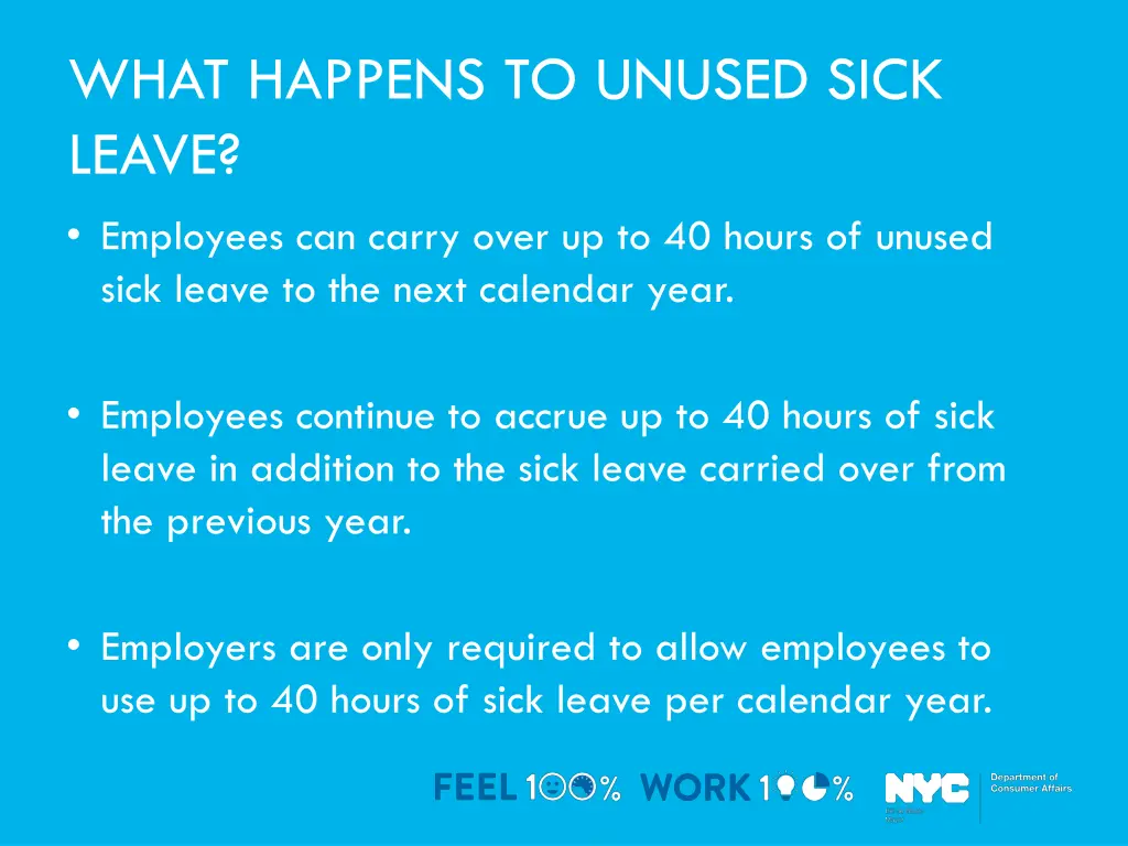 what happens to unused sick leave employees