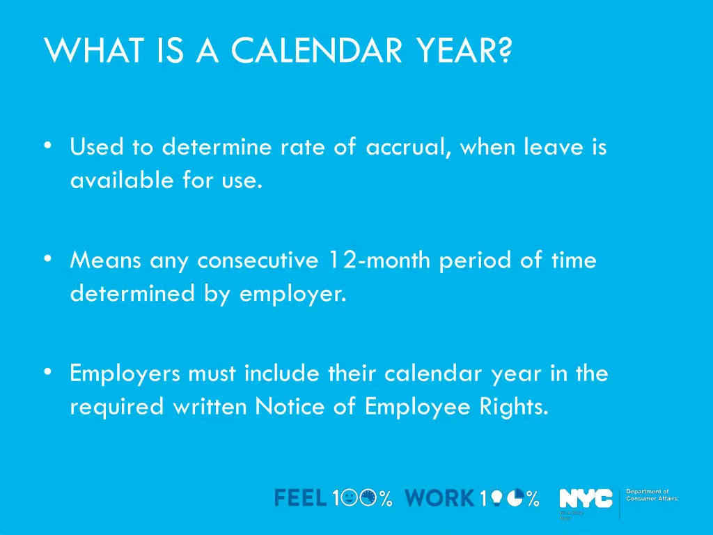 what is a calendar year