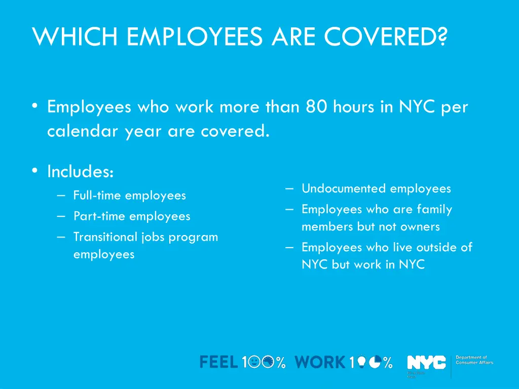 which employees are covered