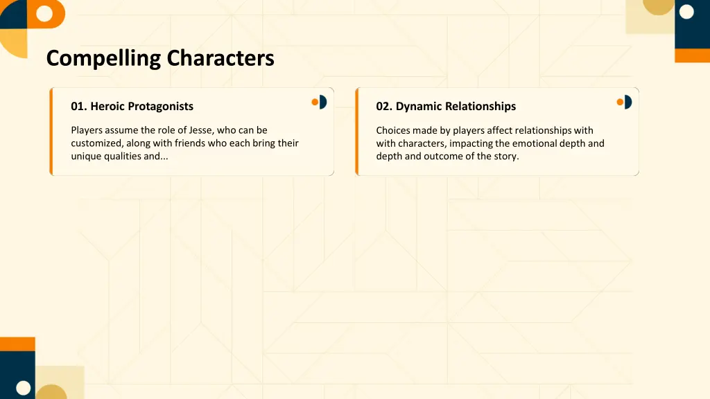 compelling characters