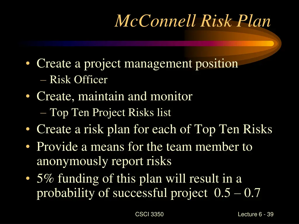 mcconnell risk plan