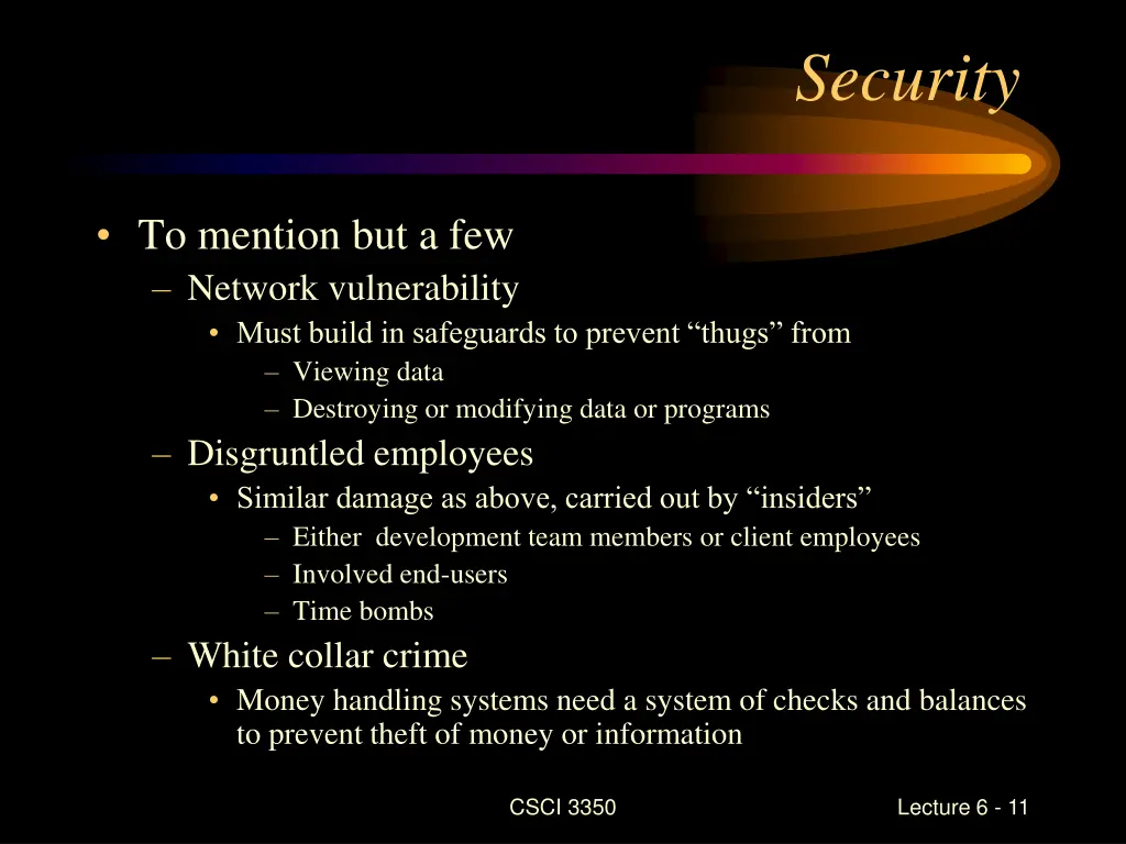 security