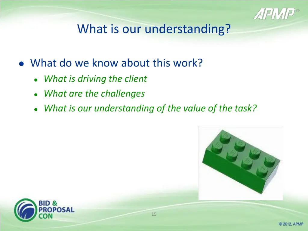 what is our understanding