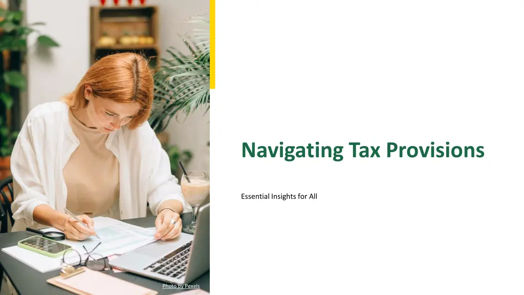 navigating tax provisions