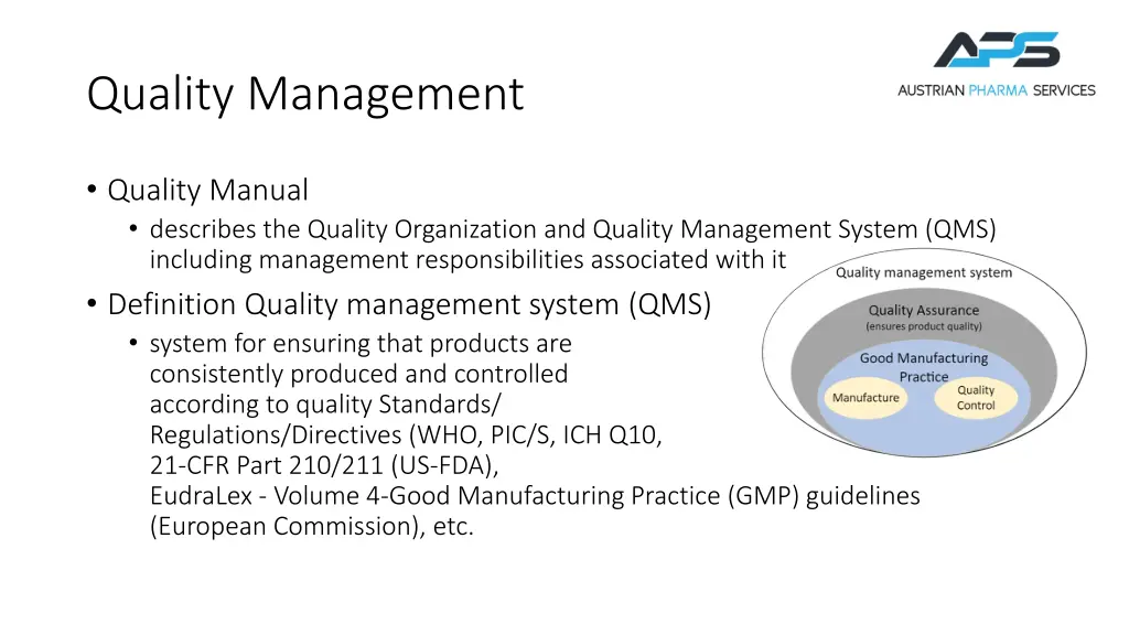 quality management