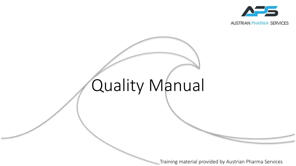 quality manual