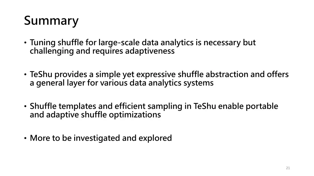 summary