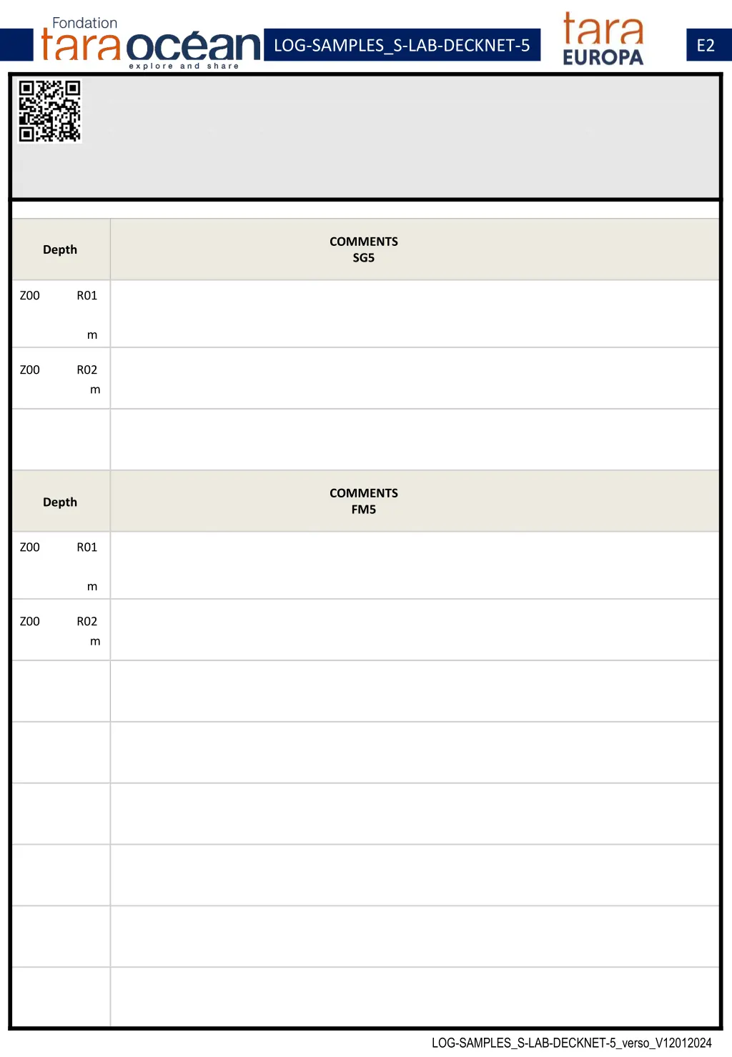 log samples s lab decknet 5 1
