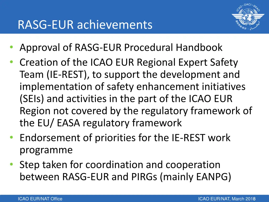 rasg eur achievements 1