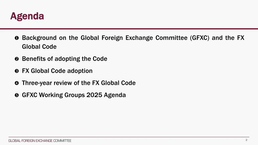 agenda agenda
