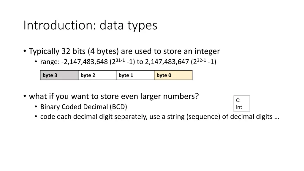 introduction data types 1