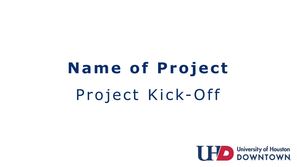name of project