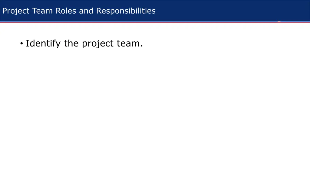 project team roles and responsibilities