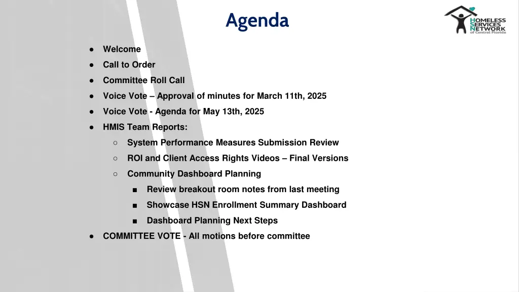 agenda