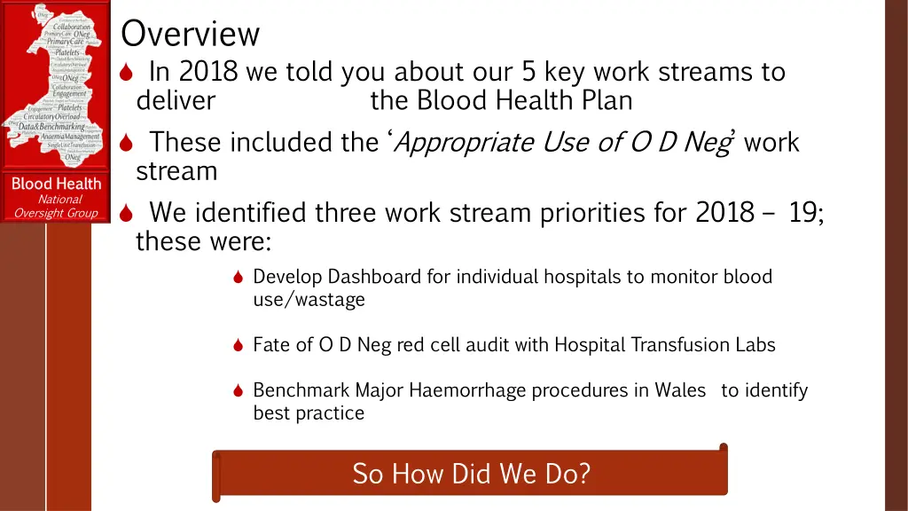 overview in 2018 we told you about our 5 key work