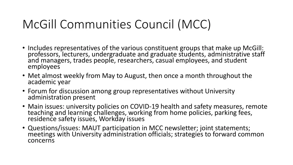 mcgill communities council mcc