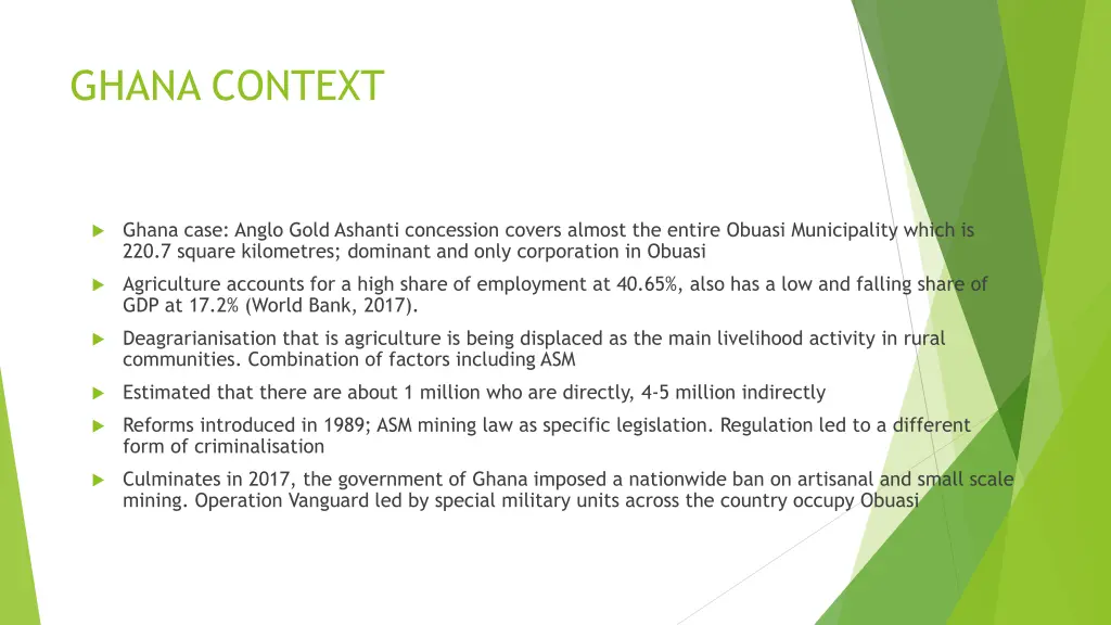 ghana context