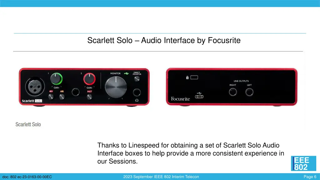 scarlett solo audio interface by focusrite