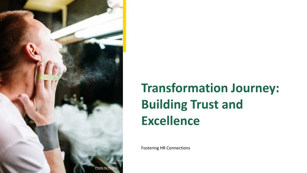 transformation journey building trust