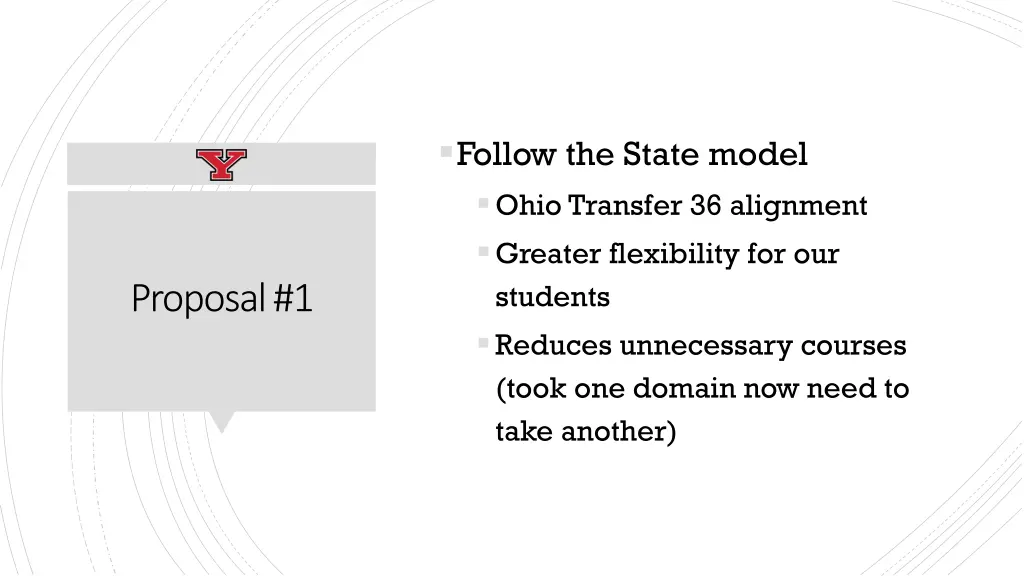 follow the state model ohio transfer 36 alignment