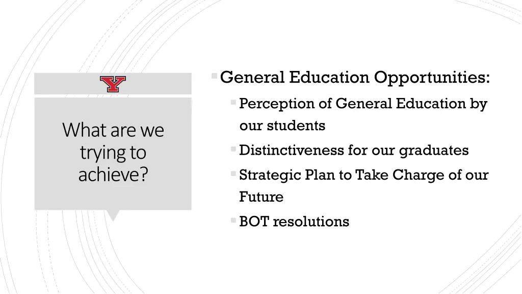 general education opportunities perception