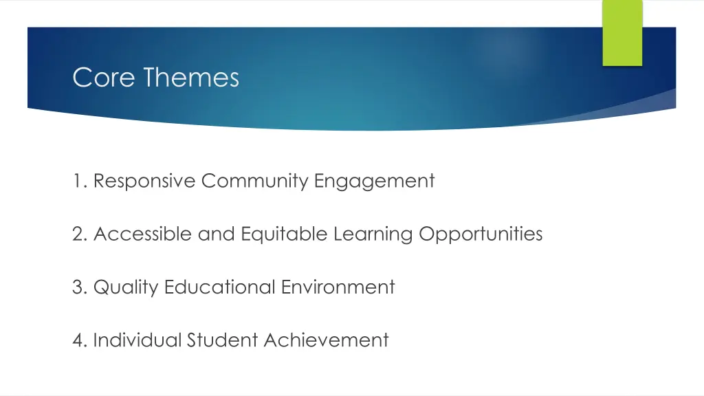 core themes