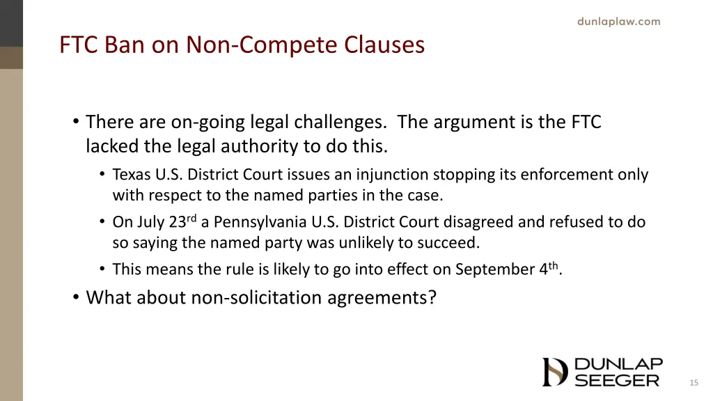 ftc ban on non compete clauses 2
