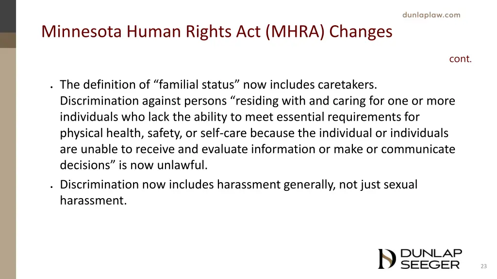 minnesota human rights act mhra changes 1