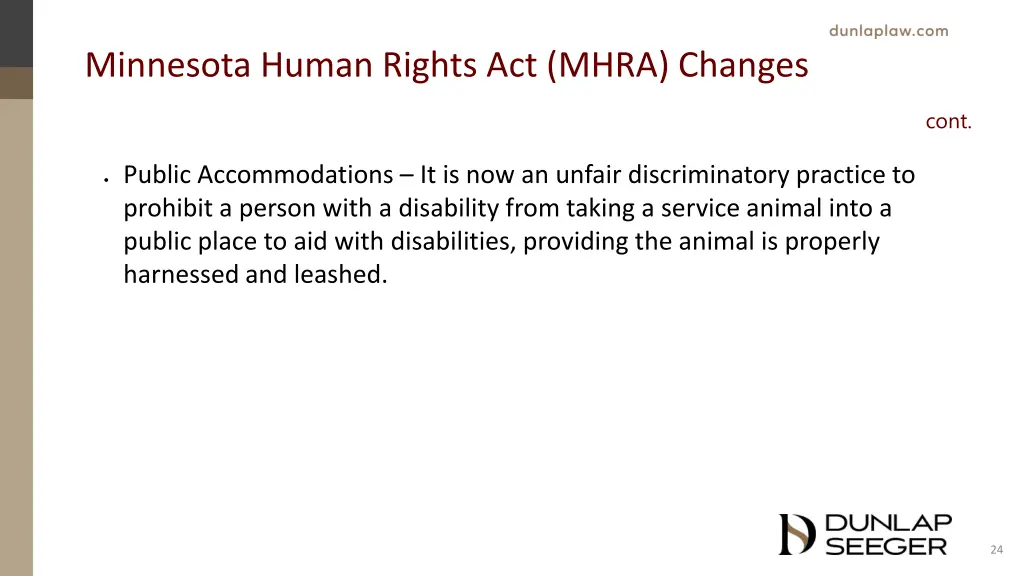 minnesota human rights act mhra changes 2