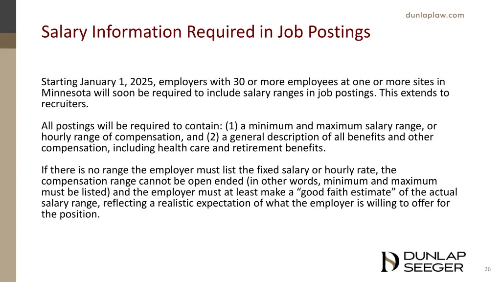 salary information required in job postings