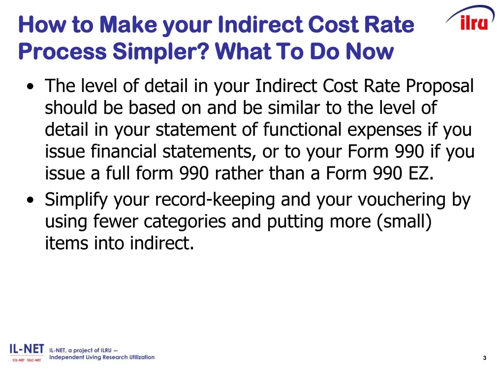 how to make your indirect cost rate how to make