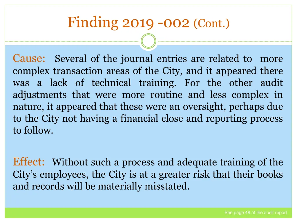 finding 2019 002 cont