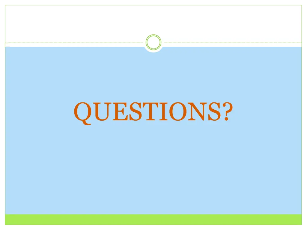 questions
