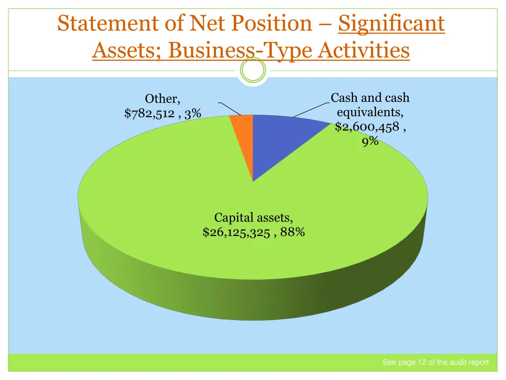 statement of net position significant assets 1