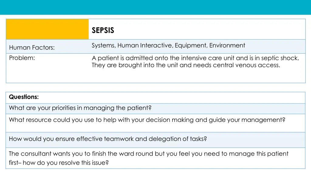sepsis