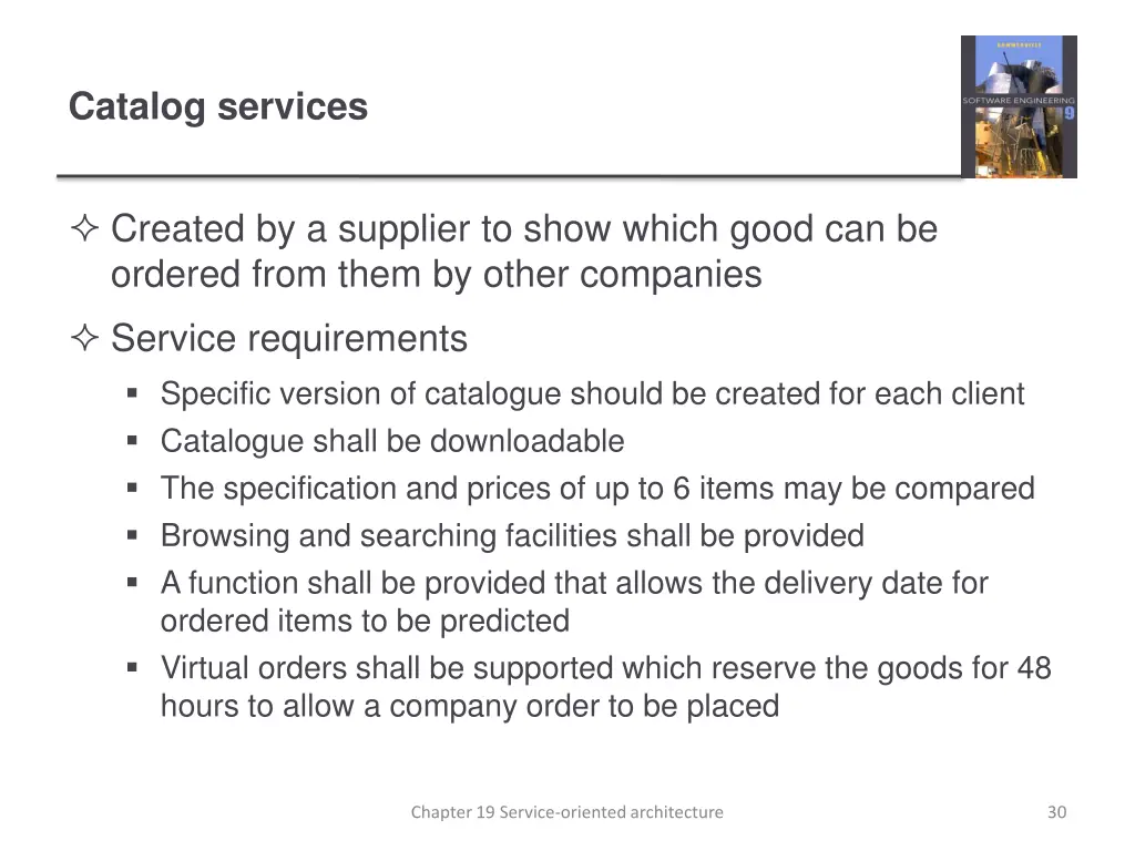catalog services