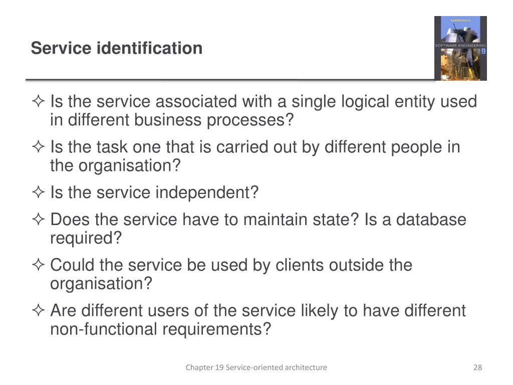 service identification