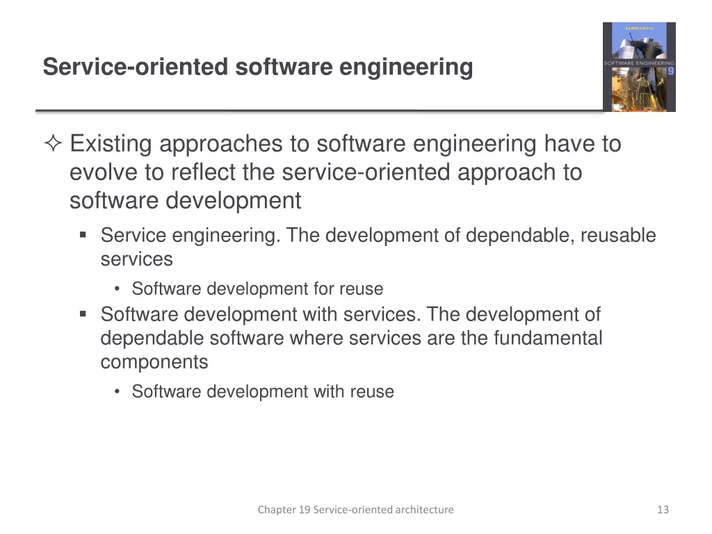 service oriented software engineering