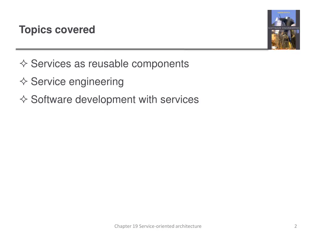 topics covered