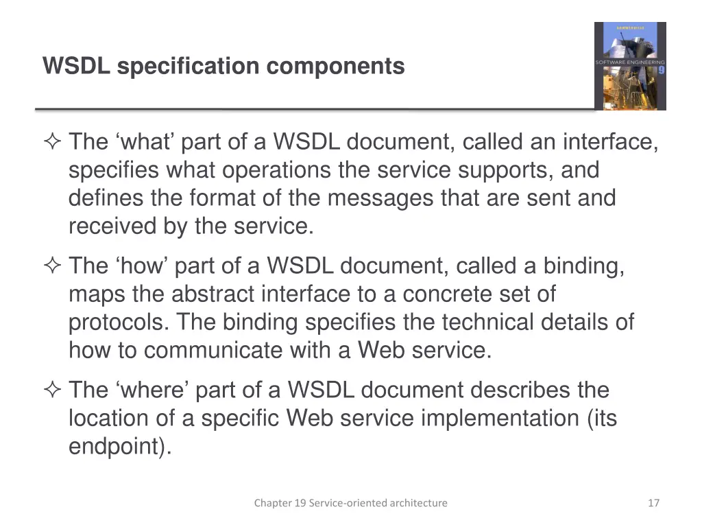 wsdl specification components