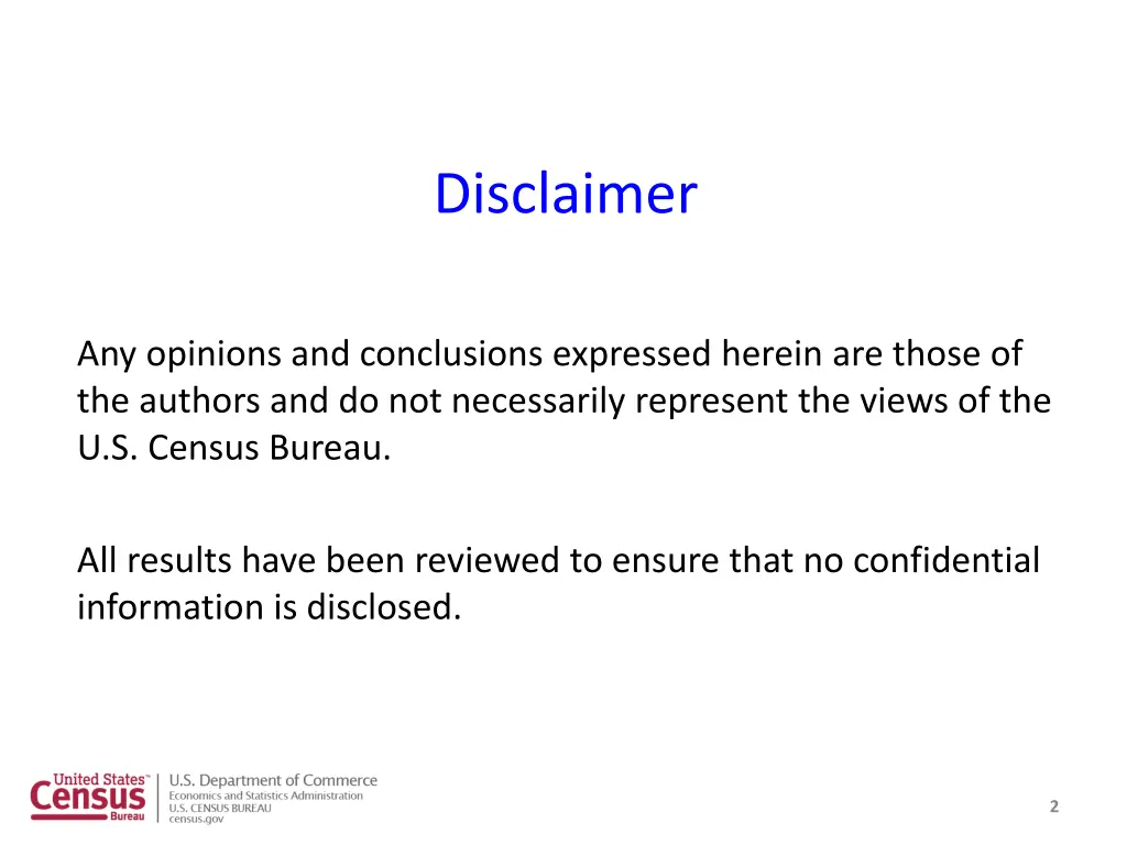 disclaimer