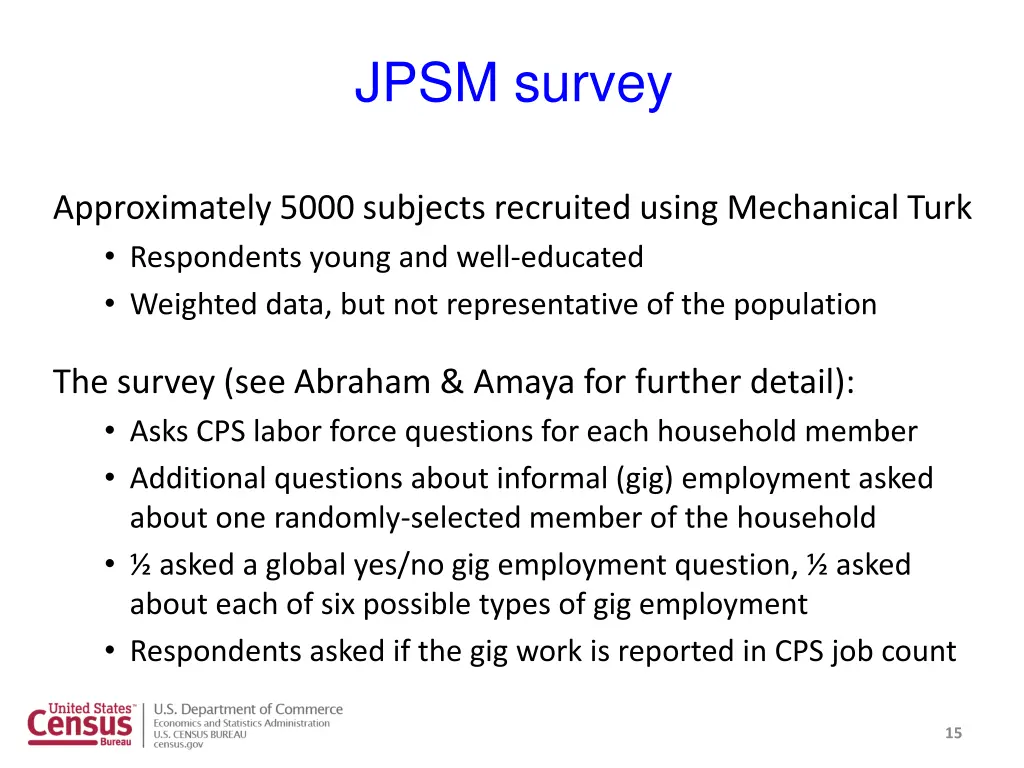 jpsm survey