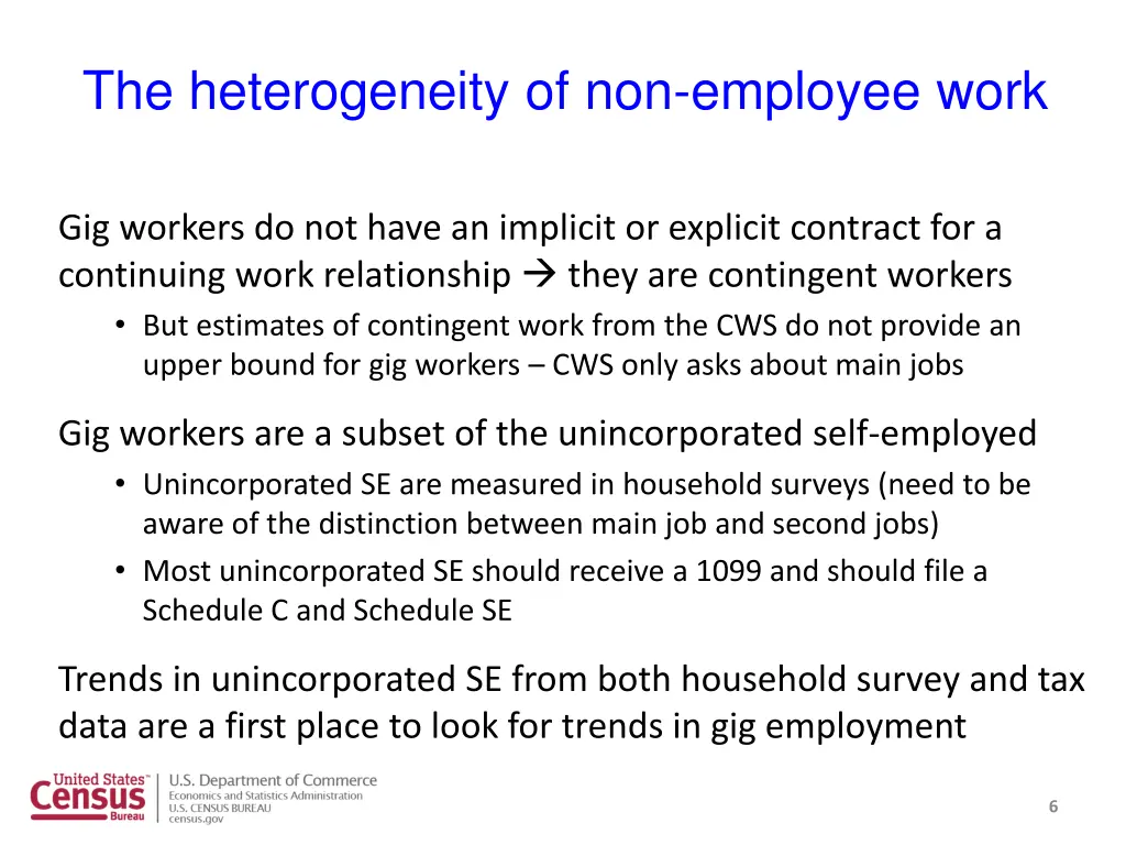 the heterogeneity of non employee work 1