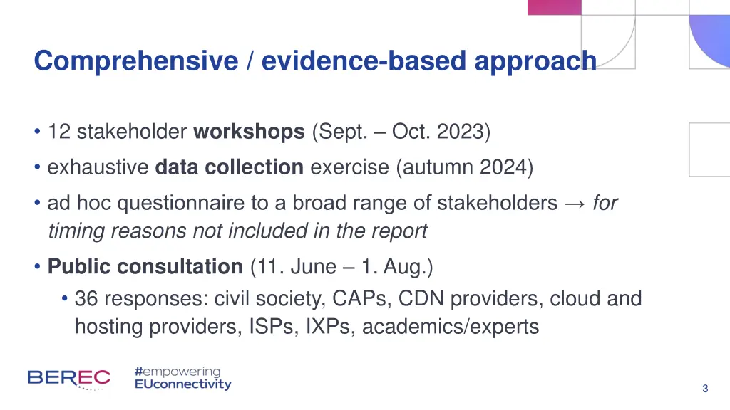comprehensive evidence based approach